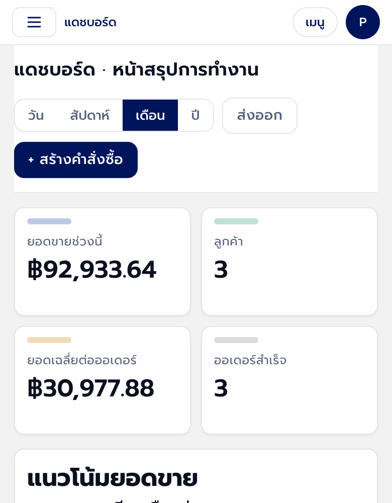 MoneyHub บนมือถือ — จอเดียวกัน จัดการได้เหมือนกัน