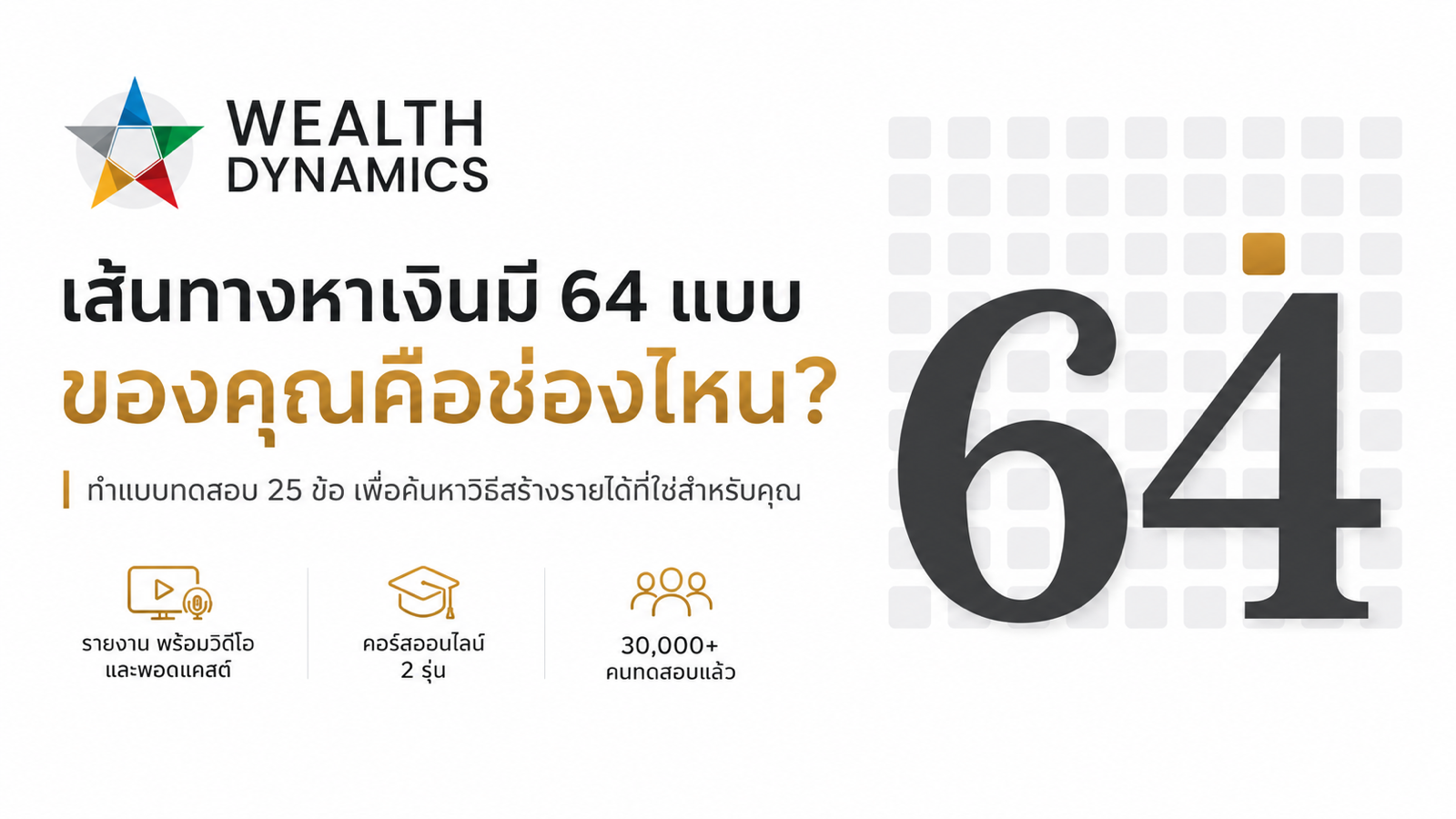 Wealth Dynamics Assessment